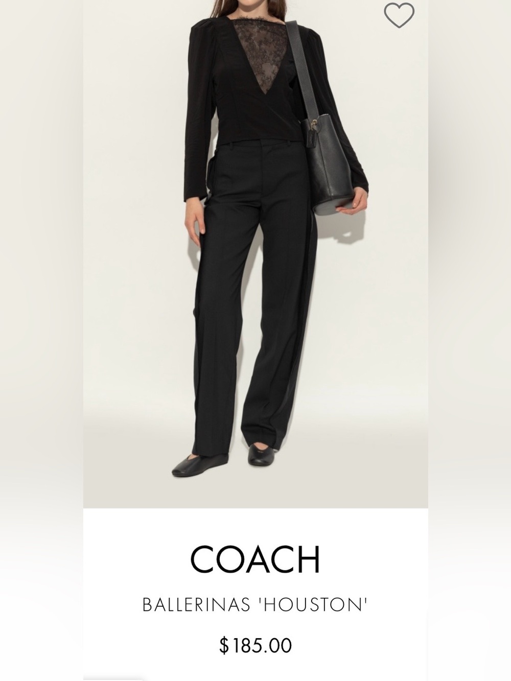 COACH
BALLERINAS 'HOUSTON' black
$185 size 8 gently used - Picture 5 of 16